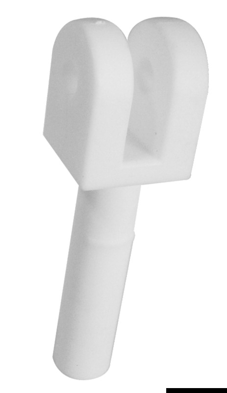 Spare rowlock for nylon white bimini tops