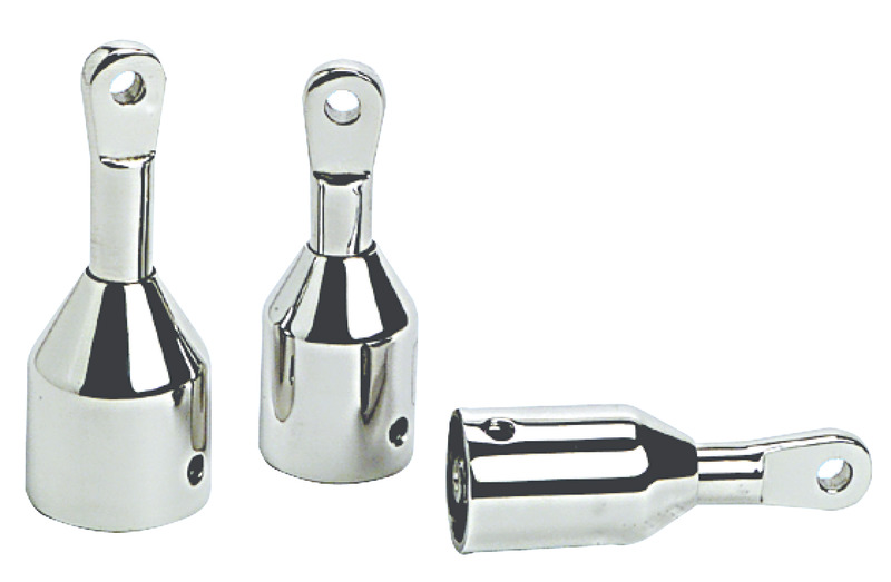 Terminal cap AISI316 for 22-mm pipe mounting