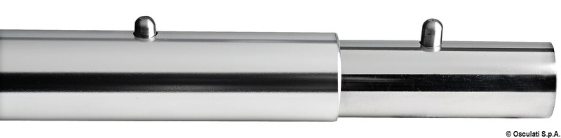 Straight line pole connector 150 mm 22x1.2 mm