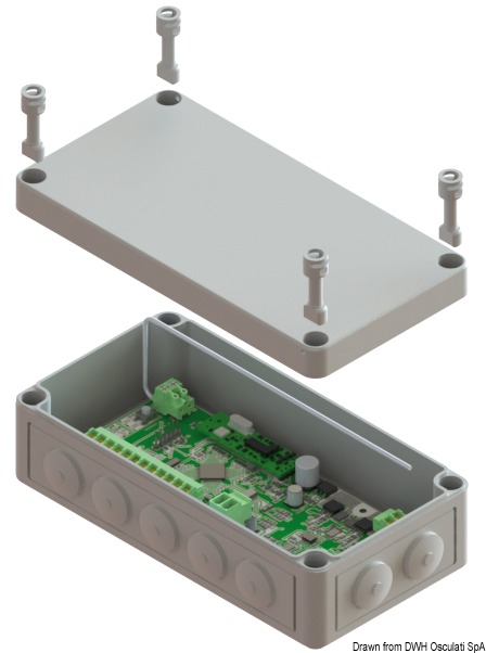 Receiver for remote control for SQUARE pedestal