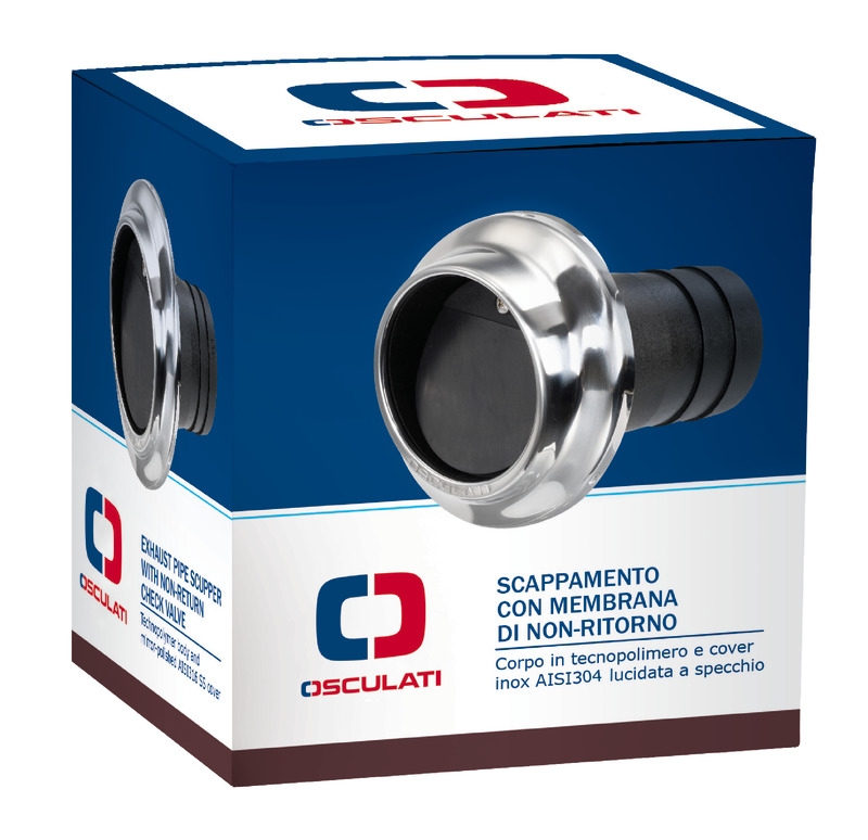 Technopolymer and SS exhaust pipe 45 mm