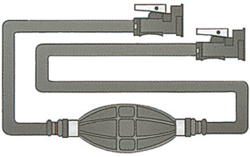 Fuel pipe w/2 MERCURY female joints