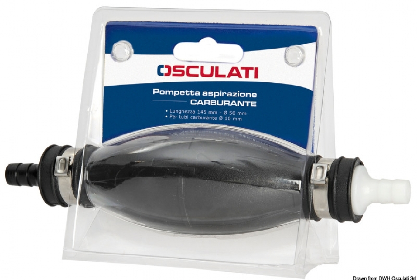 High-capacity fuel suction pump for Ø10mm hose