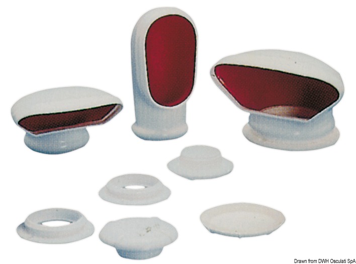 PVC depressed cowl vent small