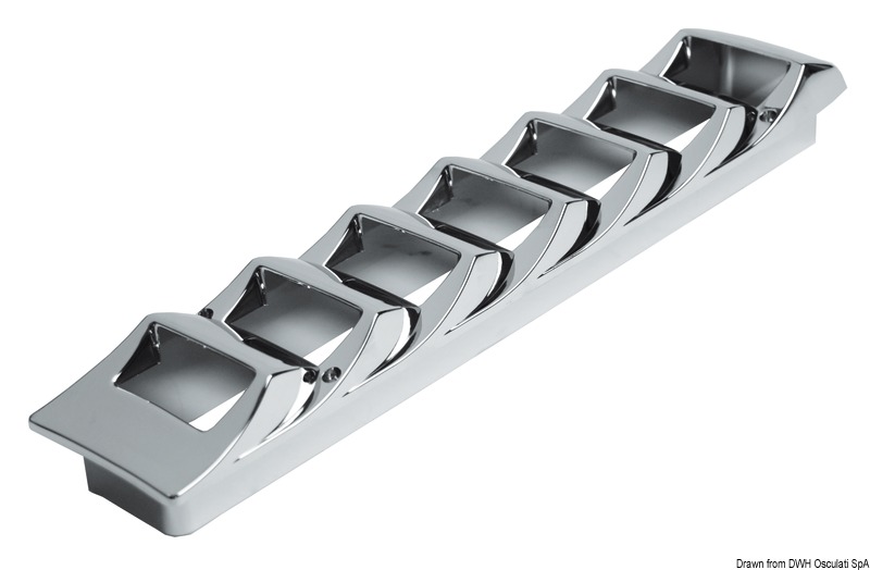 Side louvred vent chromed ABS
