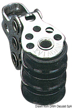 SS mini-block triple 17x5