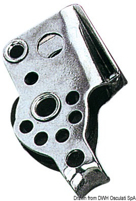 SS single block w/becket and cam 17x5