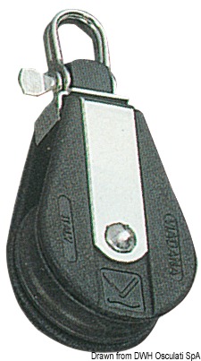 Plastinox block 1pulley 4x34