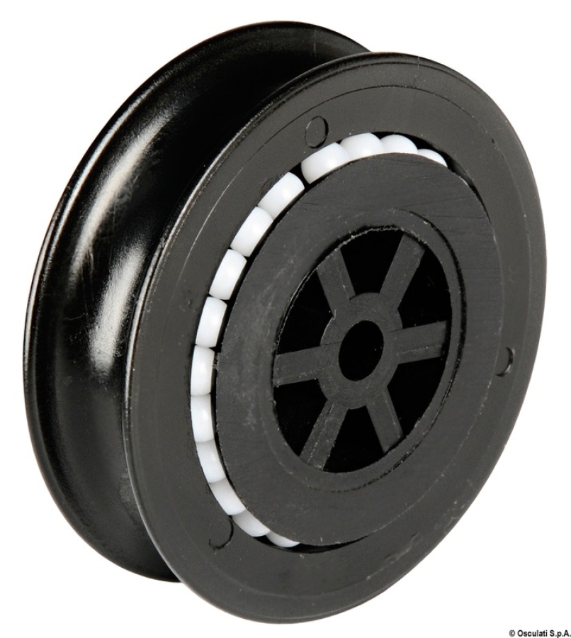 Ролик 12mm - D1 57mm - D2 6.1mm - D3 12mm - D4 46mm - S 19.8mm