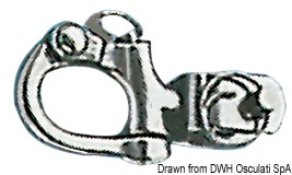 Snap shackle for blocks 10 mm