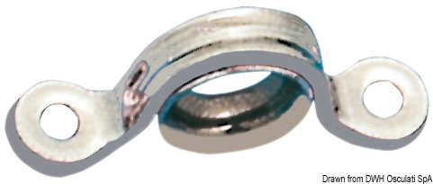 SS sheet fairlead 6/8 mm
