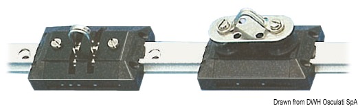 Short traveller w/fixed block