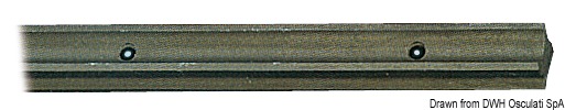Anodized aluminium + PTFE X-rail 2m-bars