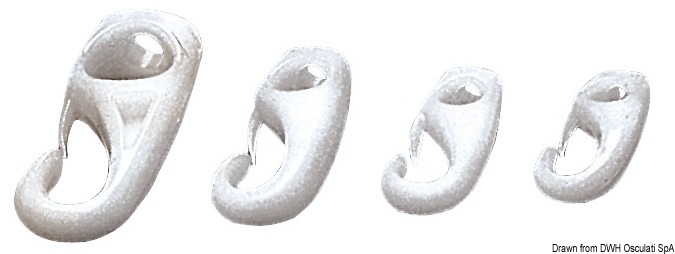 Nylon hook knot fixing 8 mm