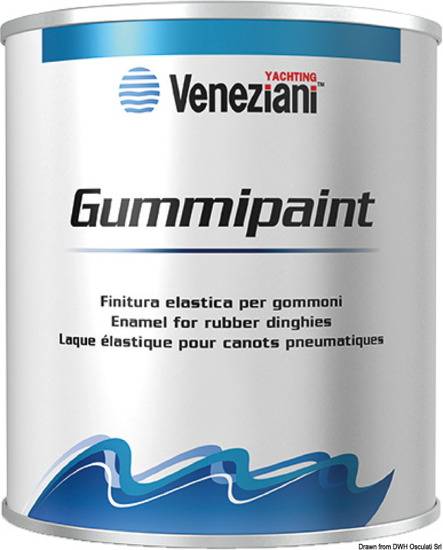 VENEZIANIGummipaint elastic antifouling black 0.5l