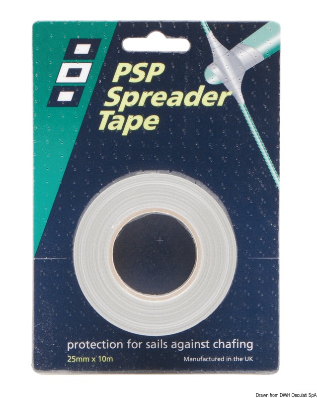 Laminated rayon adhesive tape silver 25mm x 10m