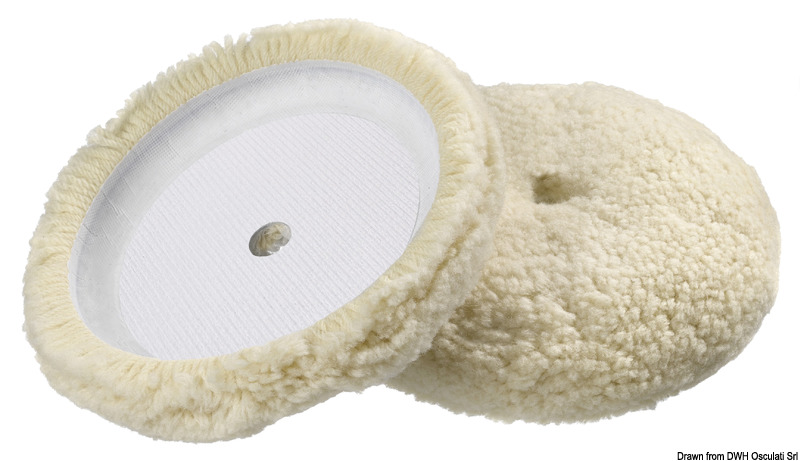 Single-sided rough wool cover Ø 20 cm