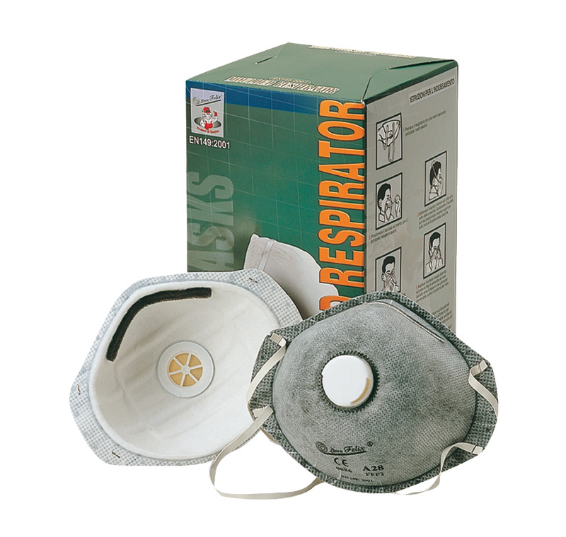 Active-carbon mask EN 149:2001+A1:2009 FFP2 NR D