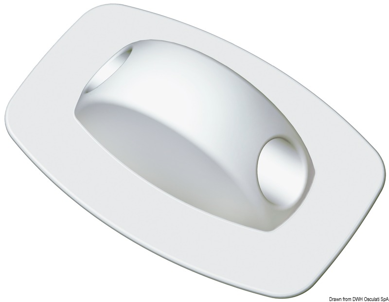 Grey fairlead 88 x 58 x 26 mm