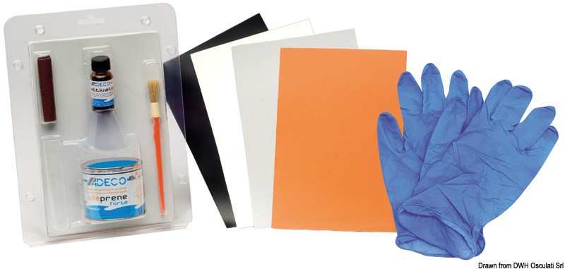 Repair kit for neoprene inflatables white