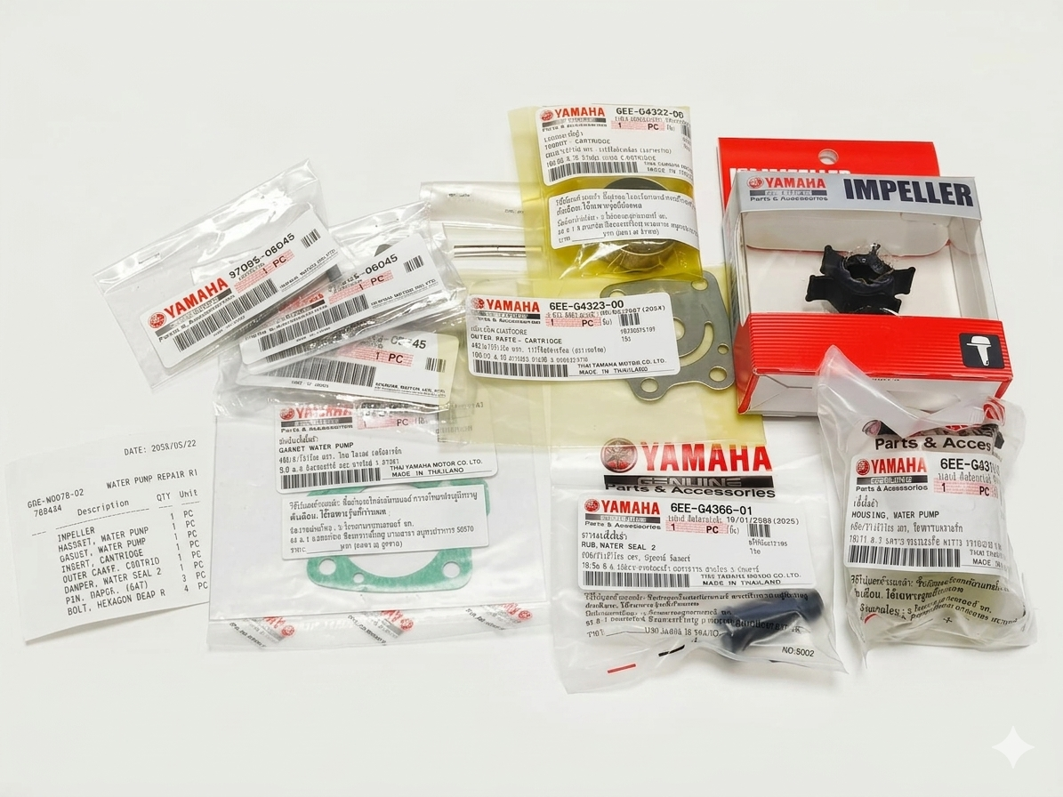 Ремонтный комплект водяного насоса Selva 6EEW00780200, Yamaha 6EE-W0078-02