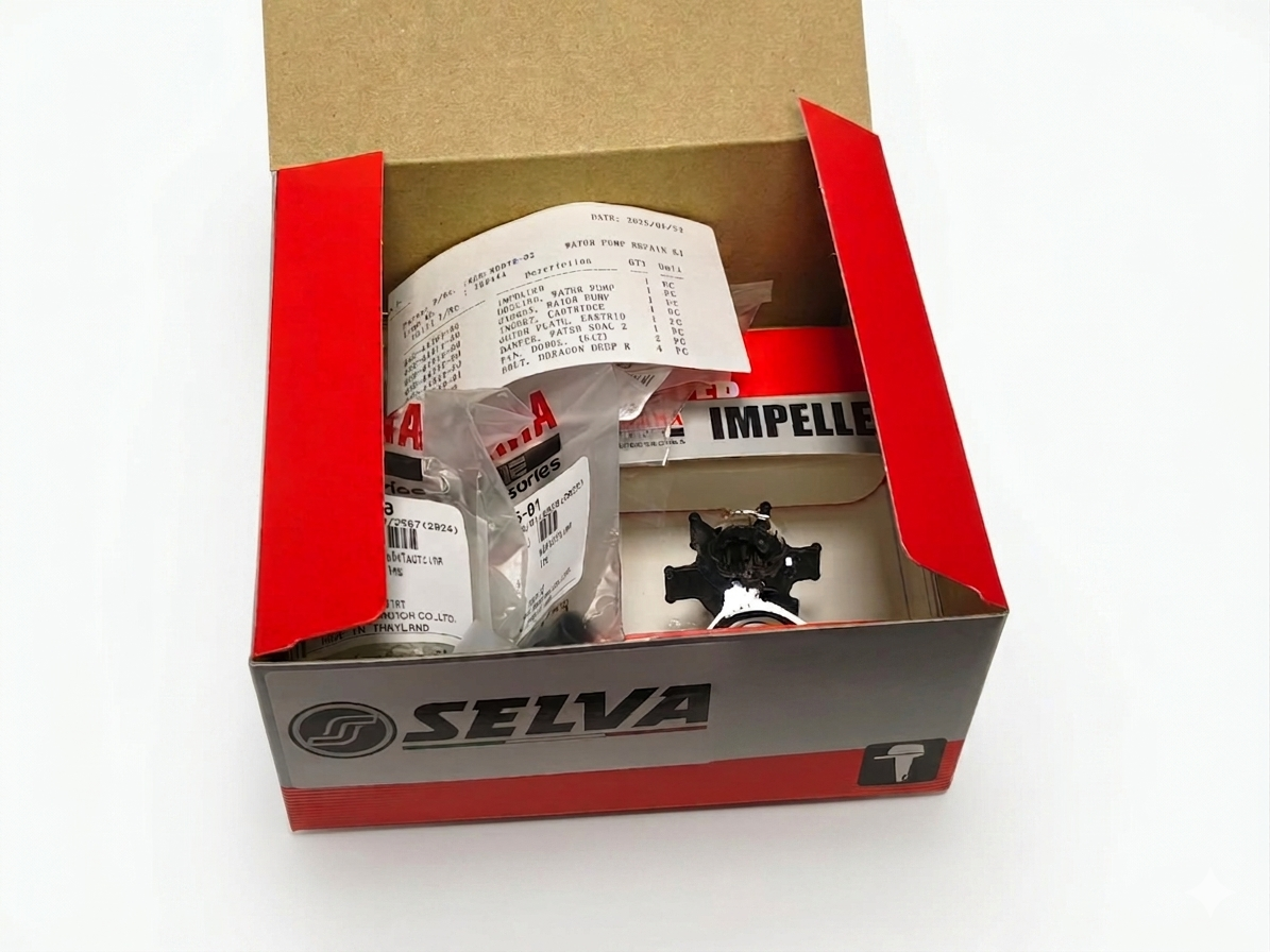 Ремонтный комплект водяного насоса Selva 6EEW00780200, Yamaha 6EE-W0078-02