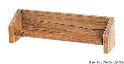 Teak kitchen paper holder 310x97x90 mm