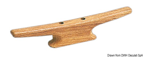 Teak cleat 250 mm