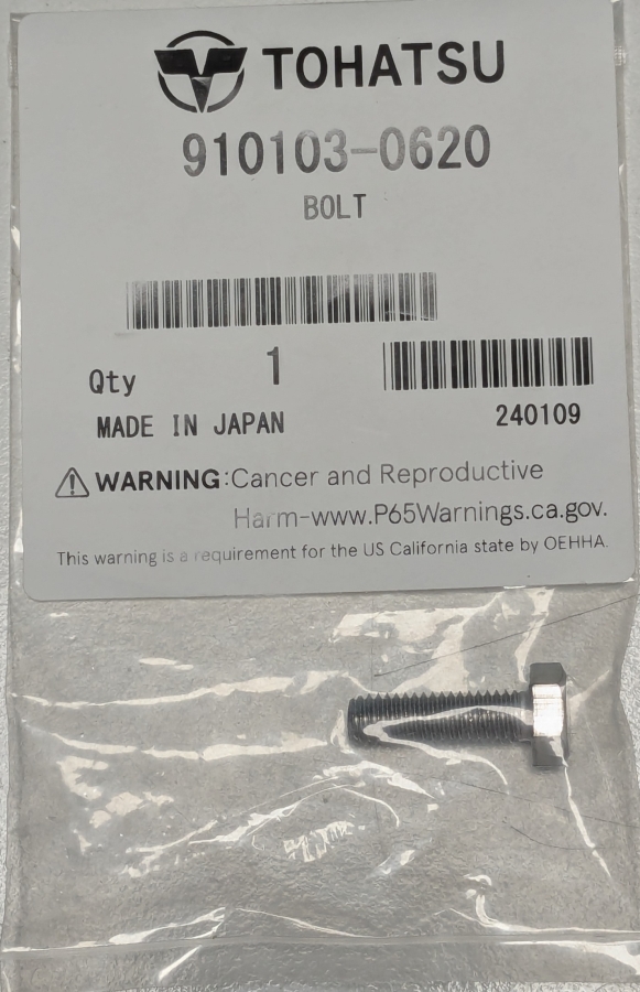 Screw Mercury 10-16705, Tohatsu 910103-0620