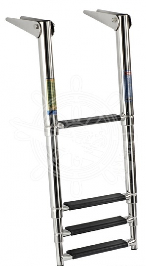 Лестницы (4 ступени, телескопическая) AISI316 W315mm x 1156mm