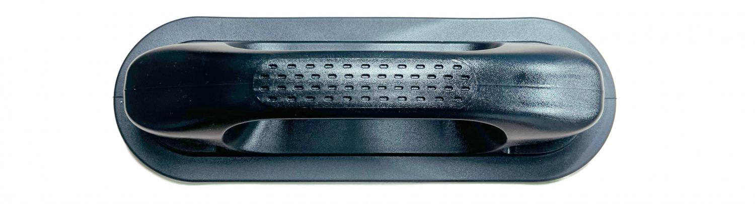 Handle 333 - PVC - black 90x280x65h