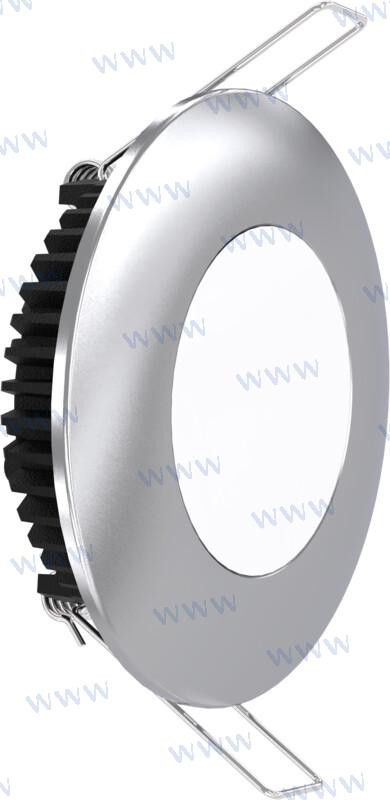 downlight mate chromed 6 w 600 lum. 6500