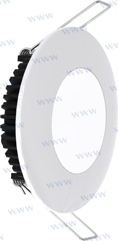 downlight white 6 w 600 lum. 6500k 24v