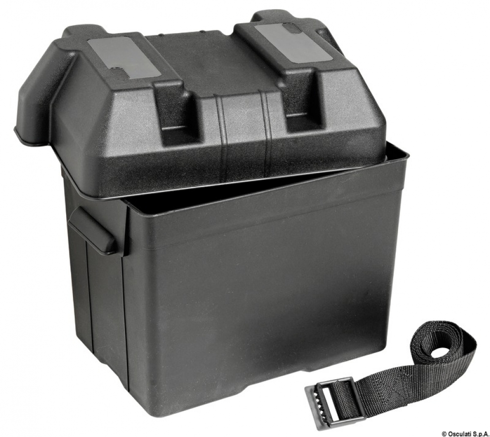 Battery box black moplen 95 A