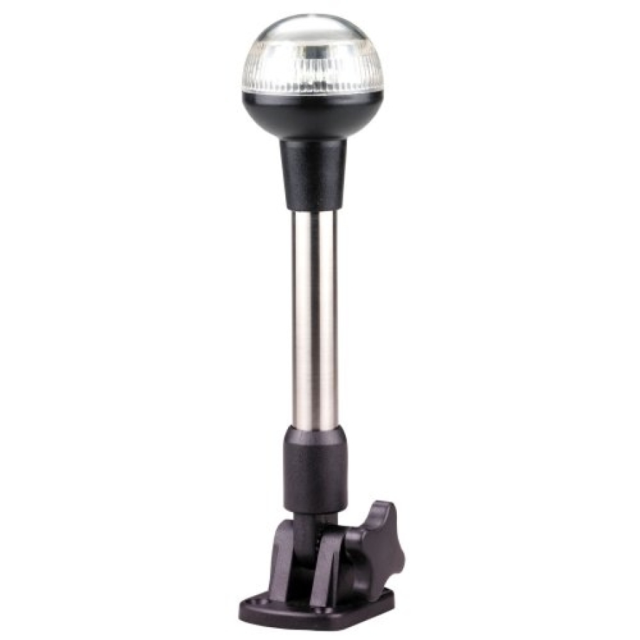 Top light 360 degree in black housing Height-24.1cm 12V 10W