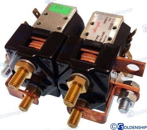 paired changeover contactor 12v 100a