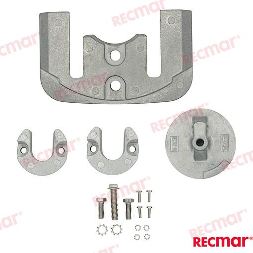 Anode set Bravo 2-3 magnesium 888758k01, 888758Q01, 888758Q02, 888760A1, 888760k01, 888760Q01