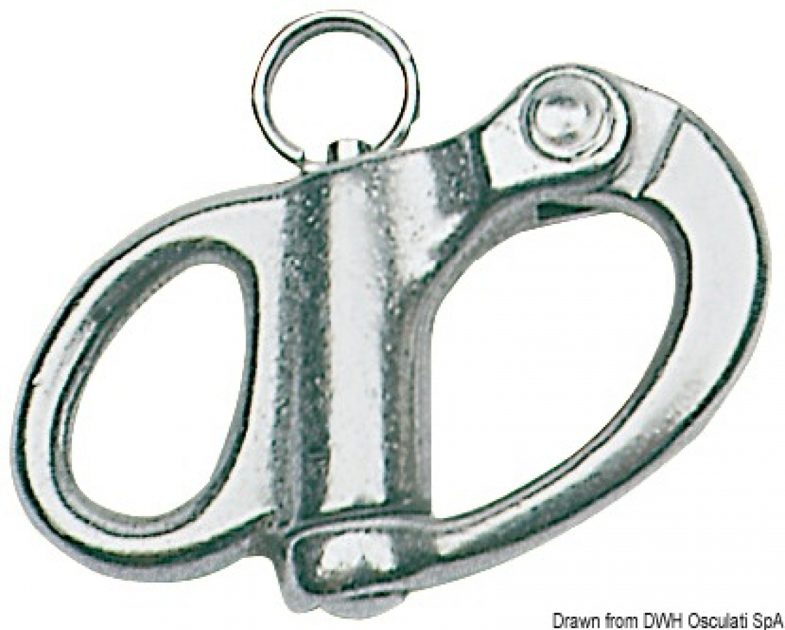 Fast shackle AISI316 L- 96mm for spinnaker A-22mm B-16mm