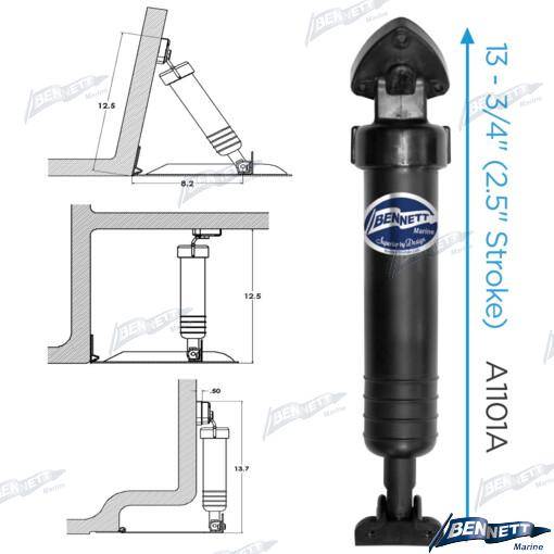 Trim Tabs Standard Cylinder Piston Ram Actuator