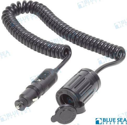 single 12v dc plug with single extension