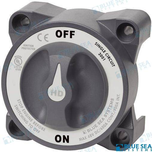 switch battery hd on/off with alternator field disconect
