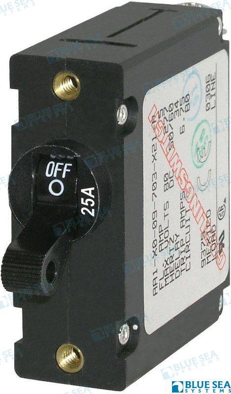 magnetic circuit breaker 25 a. black