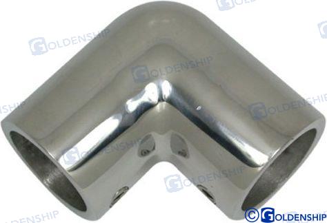 rail connection elbow 90º Ø25mm AISI316
