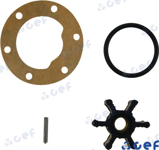Kрыльчатка - OEM: Yanmar: 104211-42070, 104211-42071; Volvo: 21972908, 3580029, 3586494, 833550, 875807, 875807-0, 876554-7, 876555, 876689