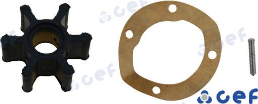 Kрыльчатка OEM: Volvo: 21951342, 3586496, 833995, 875583; Westerbeke: 32620, 46622; Johnson Pump: 09-808B, 09-808B-1; Vetus: IMP00601