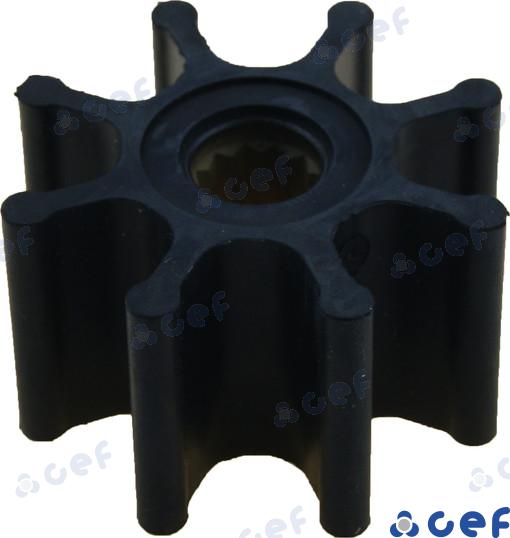 Крыльчатка помпы OEM: Jabsco: 11979-0001, 11979-0001-P