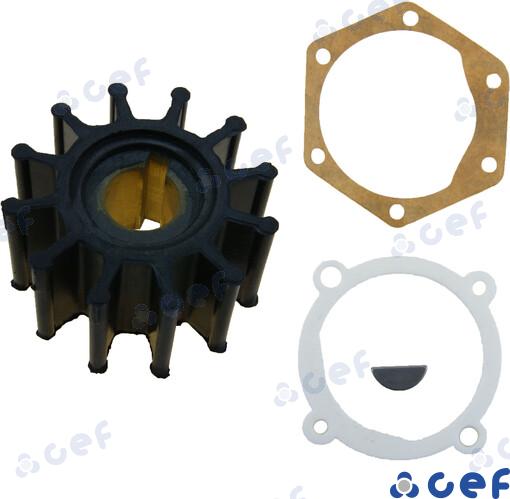 Крыльчатка помпы OEM: Yanmar: 145410-46050, 145410-46090; Volvo: 21951350, 831182, 875575; Renault: 48300007; Johnson Pump: 09-801B, 09801B