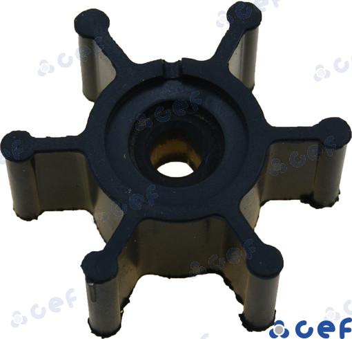 Ротор водяного насоса OEM: Johnson Pump: 09-824P-9, 09824P9; Jabsco: 6303-0003, 6303-0003-P
