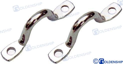 wire eye strap 6mm (pack 2) AISI316