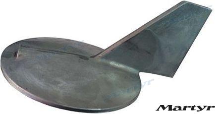Aluminum anode Yamaha 150/200HP OEM: 6J9-45371-02